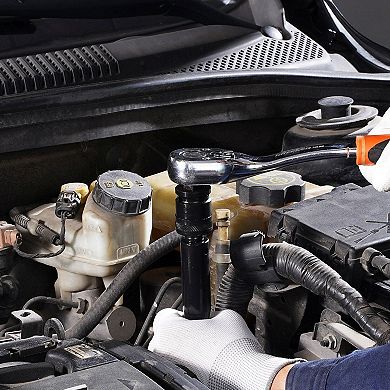 43-Piece Drive Impact Socket Set 930 mm with Ratchet and Storage Case