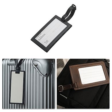 1 Pc Cat Luggage Tag for Travelling Black