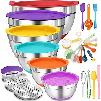 Stainless Bowl Set Multi Color