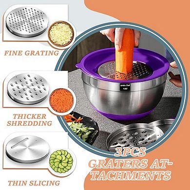 Stainless Bowl Set Multi Color