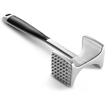 Dual-Side Meat Tenderizer Mallet, Heavy Duty Pounder with Comfortable Handle for Kitchen