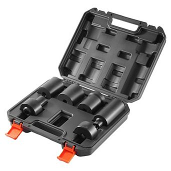 Spindle Nut Socket Set for Axle and Hub Repair, 6 Sizes with Storage Case