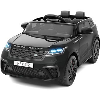 12V Licensed Land Rover Ride On Truck, Remote Control Kids Electric Car w/LED Lights & Music