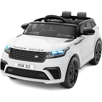 12V Licensed Land Rover Ride On Truck, Remote Control Kids Electric Car w/LED Lights & Music
