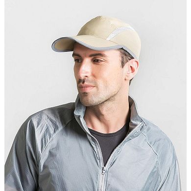 Foldable Mesh Sports Cap Reflective Stripe Breathable Sun Protection