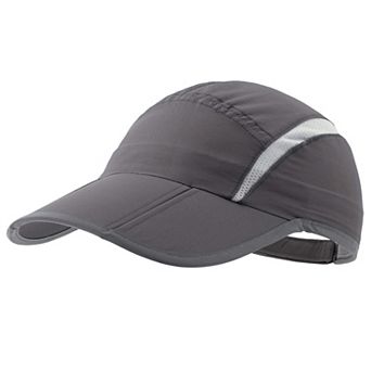 Foldable Mesh Sports Cap Reflective Stripe Breathable Sun Protection