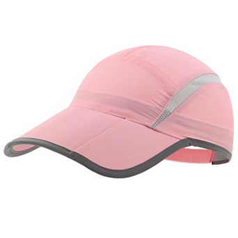 Foldable Mesh Sports Cap Reflective Stripe Breathable Sun Protection