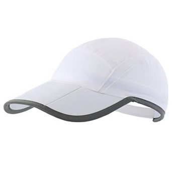 Foldable Mesh Sports Cap Reflective Stripe Breathable Sun Protection