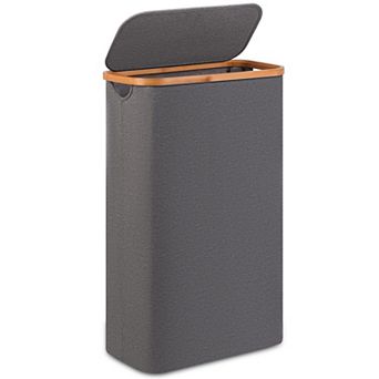 Slim Laundry Hamper With Lid For Dirty Clothes Toys Towels Organizing