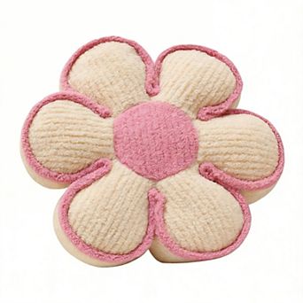 16" Soft Flower Shaped Throw Pillow Home Decor