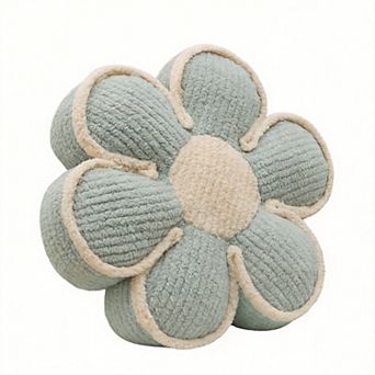 16" Soft Flower Shaped Throw Pillow Home Decor