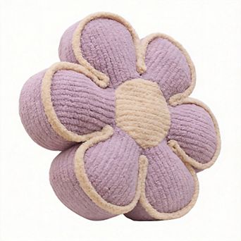 16" Soft Flower Shaped Throw Pillow Home Decor