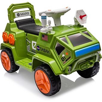 Electric ATV Ride-On Toy for Kids, LED Lights, Music, Easy Steering Quad for Indoor Outdoor Play