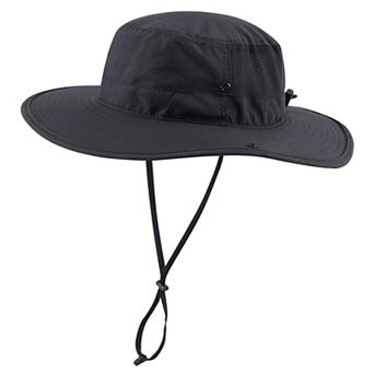 Men's UPF 50+ Wide Brim Boonie Hat Fishing Hiking Safari Outdoor Adjustable