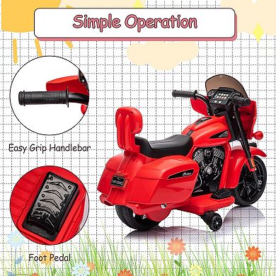 Kids Battery Powe Ride On Car with Remote Control & LED Lights