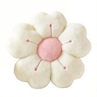 15" Flower Shaped Pillow Cute Daisy Throw Pillows