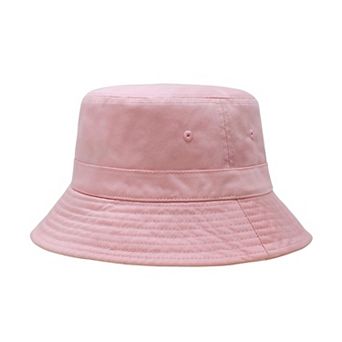 Summer Bucket Hat Cotton Sun Beach Golf Fishing Outdoor Vacation Boonie Men Women