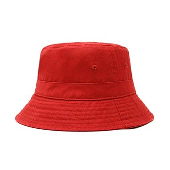 Summer Bucket Hat Cotton Sun Beach Golf Fishing Outdoor Vacation Boonie Men Women