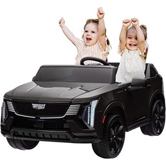 24V 2-Seater Ride On Car for Kids, 400W Electric UTV with RC, Suspension, Music