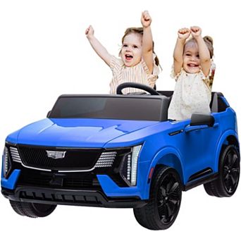 24V 2-Seater Ride On Car for Kids, 400W Electric UTV with RC, Suspension, Music