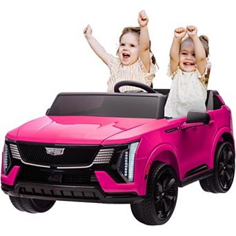 24V 2-Seater Ride On Car for Kids, 400W Electric UTV with RC, Suspension, Music