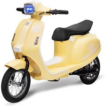 24V 350W Kids Electric Motorcycle, Dual Drive Modes, Twist Throttle, LED Light