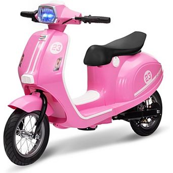 24V 350W Kids Electric Motorcycle, Dual Drive Modes, Twist Throttle, LED Light