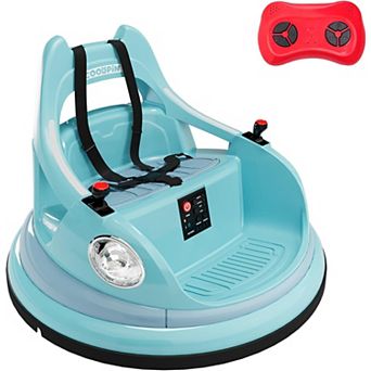 12V Electric Bumper Car for Kids with Parent Remote, 2 Speeds, 360 Rotation & Safety Belt