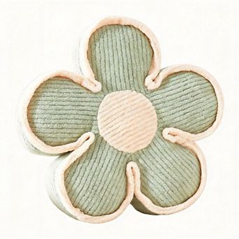 13.7" Flower Pillow Soft Decorative Throw Pillow