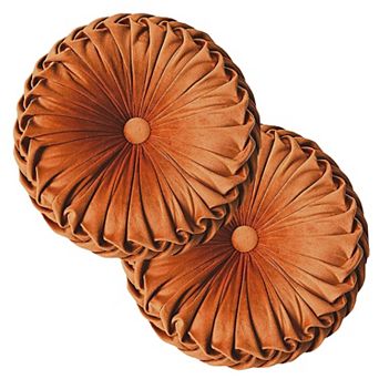 Plush Round Cushion Adorable Sofa and Bed Decor