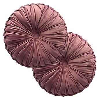 Plush Round Cushion Adorable Sofa and Bed Decor