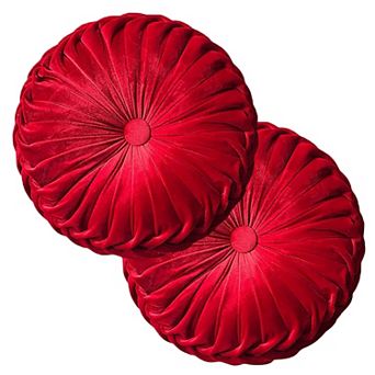 Plush Round Cushion Adorable Sofa and Bed Decor