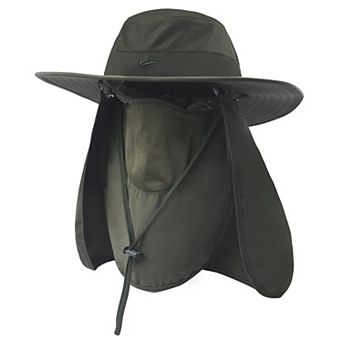 Fishing Hat UPF 50+ Sun Cap Neck Flap Outdoor Men Women