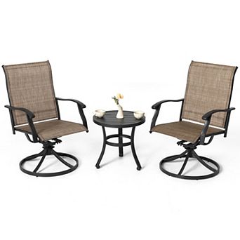 Outdoor 3 pc Iron Bistro Set