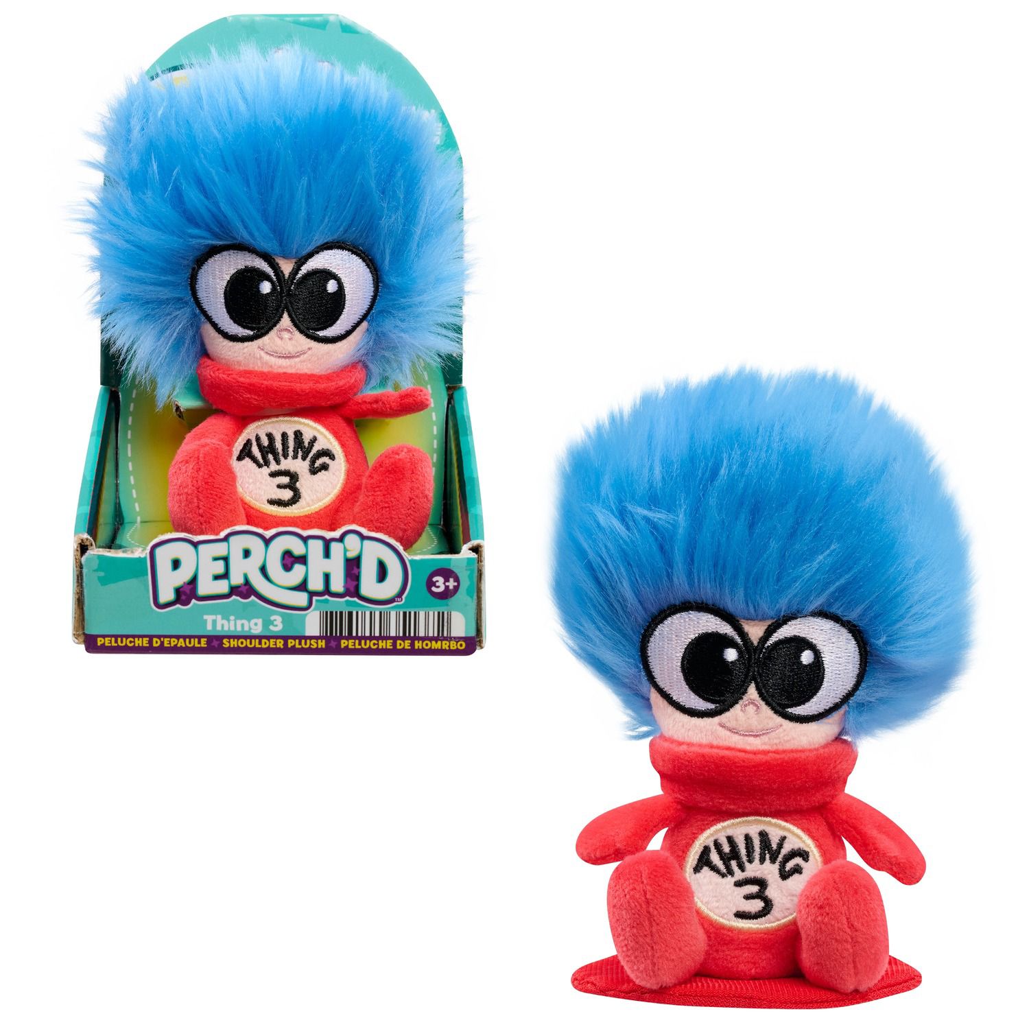 Детская мягкая игрушка Just Play Perch'd Thing 3 Magnetic Shoulder Plush Toy — фото 1