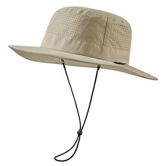 UPF 50+ Bucket Sun Hat Perforated Mesh Adjustable Breathable Lightweight Outdoor Men Women