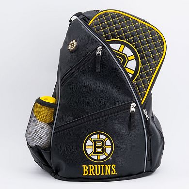 Boston Bruins Faux Leather Backpack