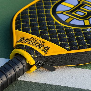 NHL Boston Bruins Quilted Pickleball Paddle Cover