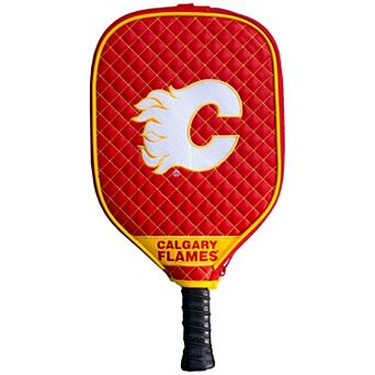 NHL Calgary Flames Quilted Pickleball Paddle Cover