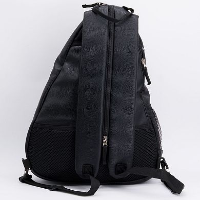 NHL Chicago Blackhawks Faux Leather Backpack