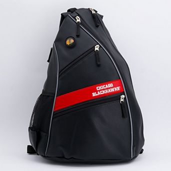 NHL Chicago Blackhawks Faux Leather Backpack