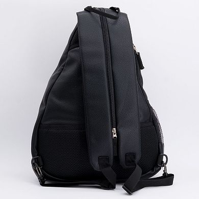 NHL Chicago Blackhawks Faux Leather Backpack