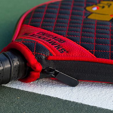 NHL Chicago Blackhawks Quilted Pickleball Paddle Cover