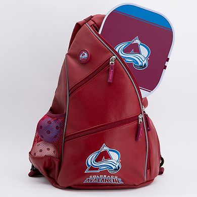 Colorado Avalanche Faux Leather Backpack
