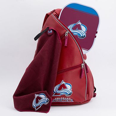Colorado Avalanche Faux Leather Backpack