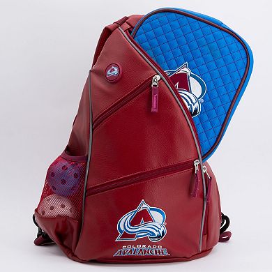 Colorado Avalanche Faux Leather Backpack