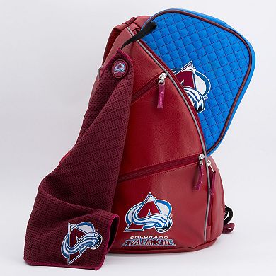 Colorado Avalanche Faux Leather Backpack