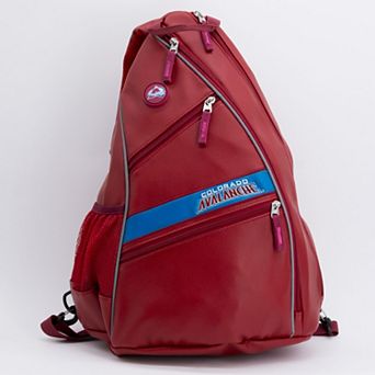 Colorado Avalanche Faux Leather Backpack