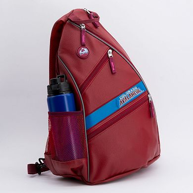Colorado Avalanche Faux Leather Backpack