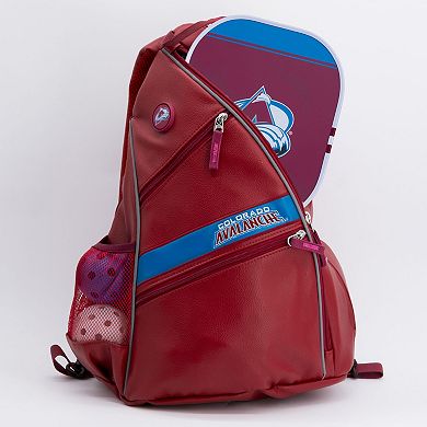 Colorado Avalanche Faux Leather Backpack